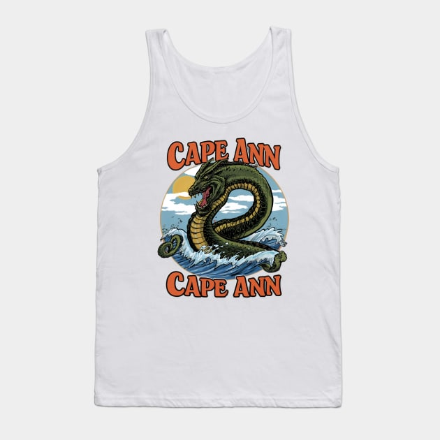 The Cape Ann Serpent Tank Top by OldSchoolRetro